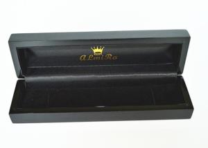 Wholesale Wooden Jewelry Coloured Gift Boxes Custom Made Rectangle Shape Cmyk from china suppliers