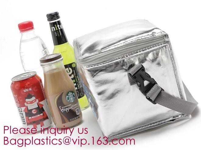 Promotional Custom Printed Disposable Non Woven Tote Lunch Thermal Insulated Food Deliver Cooler Bag, BAGEASE, BAGPLASTI