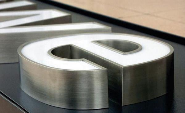 stainless steel illuminated letter custom outdoor signs letter free design