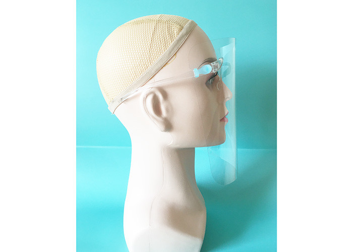 Perspex Spectacle Clear Reusable Anti Fog Face Shield Fog Free Anti Reflective Face Shield
