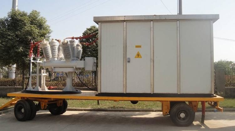 ABB Insulation Oil Dehydration Machine For Transformer Substation , Weather Proof Cover And Trailer