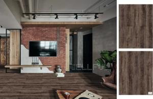 Oak Wood Design Width 1000mm Vinyl Floor Wood Grain PVC Film For Decoration
