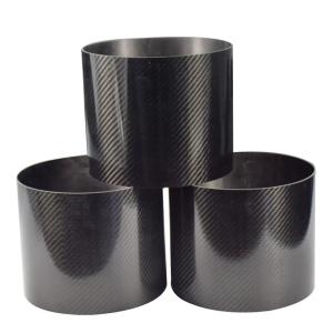 Wholesale Custom 100% 3K Carbon Fiber Tubing Large Pipe 26mm 30mm 50mm 100mm from china suppliers
