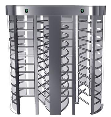 One-way Direction Full Height Turnstile Entrance Gate with Stainless Steel Tube