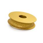 Vacuum Brazed Stone Edge Diamond Bore Profile Grinding Wheel 64-134mm Metal