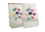 Food Grade Heat Sealed Paper Bags Square Bottom White Brown For Synanthrin