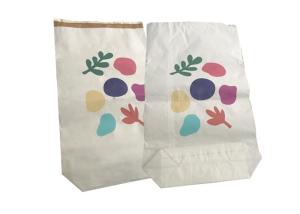 Wholesale Food Grade Heat Sealed Paper Bags Square Bottom White Brown For Synanthrin from china suppliers