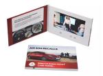 Marketing pharmaceutical video brochures 7 IPS LCD screen video booklet Video