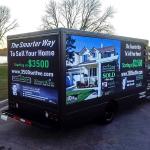 Full Color Mobile Truck LED Display 5000nits Led Digital Billboard Truck P6.67