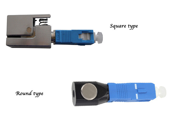 SC / APC UPC Bare Fiber Adapter , Fiber Optic Cable Adapter Interchangeable