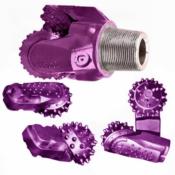 Tricone Rock Bit Medium Hard Formations High Speed Rotary Borehole Oil Well Drilling Bit