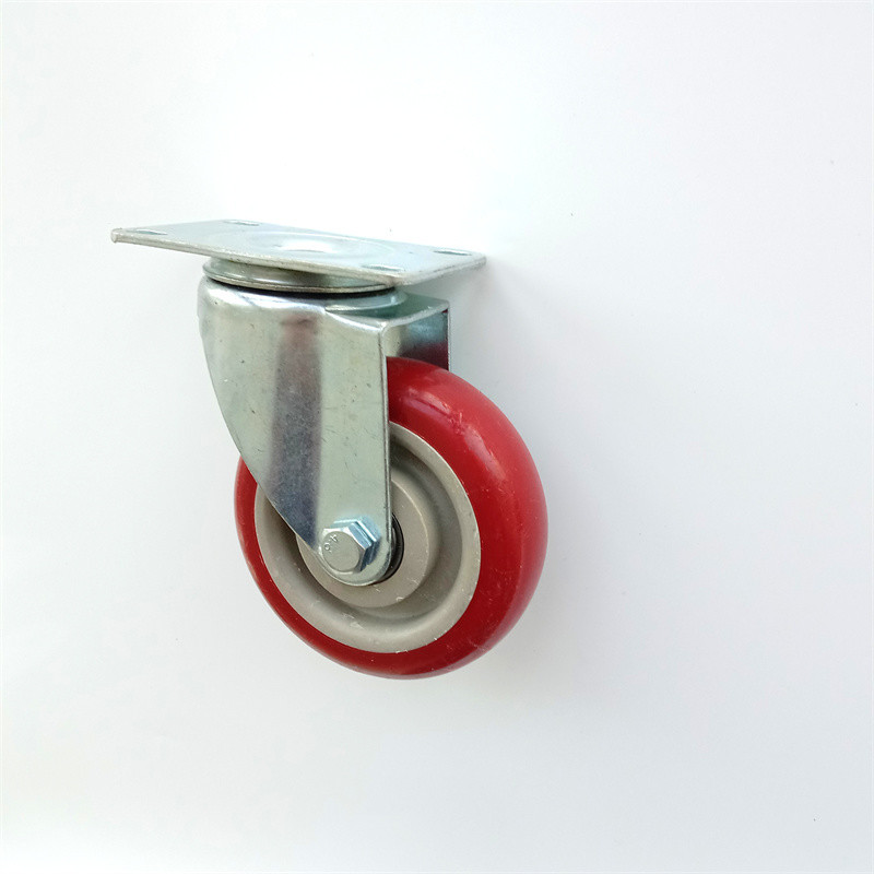 High Temperature Resistant Medium Duty Caster Wheels 75mm Swivel Castors For Cart