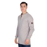 Premium Fr Protection FRC Light Weight Work Henley Shirt CAT2 FR Treated Shirt