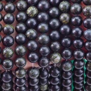 Wholesale Curbstone Round Bead Natural Crystal Gemstone Loose Bead Strands for DIY Jewelry Making from china suppliers