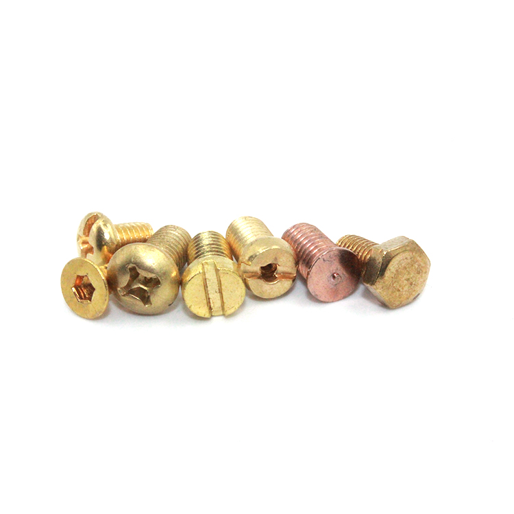 Brass Phillips Pan Head Machine Screws M3 M4 M5 M6 M8 ISO Standard 12mm 16mm Lengths