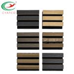 12mm MDF Thick Wood Grille Wall Panels Interior Decoration Wood Polyester Fiber