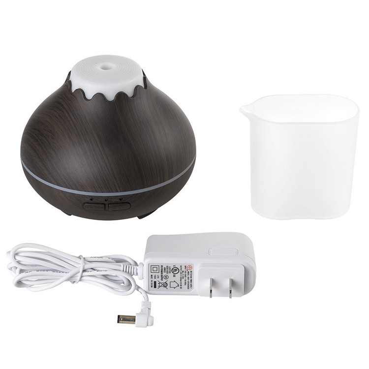 Ultrasonic Atomizer Office Household Air Purifier Wood Grain Aromatherapy Diffuser