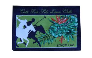 Wholesale Custom Clothing Woven Labels Washable 30D Yarns By Germany Machine High Density from china suppliers
