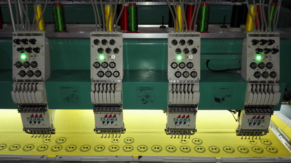 Original Second Hand Embroidery Machine , Used Monogram Machine Auto Color Change