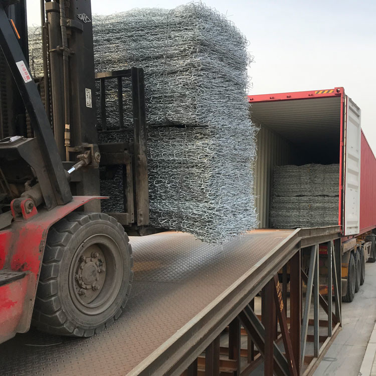 2mx1mx1m Hexagonal Gabion Basket Retaining Wall Stone Cage