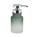 Green Glass Bathroom Accessories Set Acid Wash ABS Pump Head Bathroom Counter