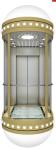 Square Observation Elevator Fuji VVVF AC Drive Glass Sightseeing Elevator