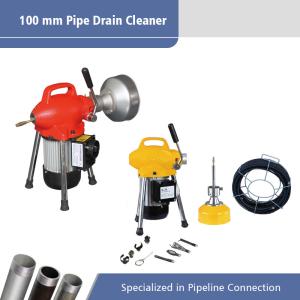 Wholesale 250 W 100 mm Sectional Pipe Electric Pipe Machine Drain Cleaner from china suppliers