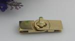 Good price three sets zinc alloy multi-color handbags fittings metal turn lock