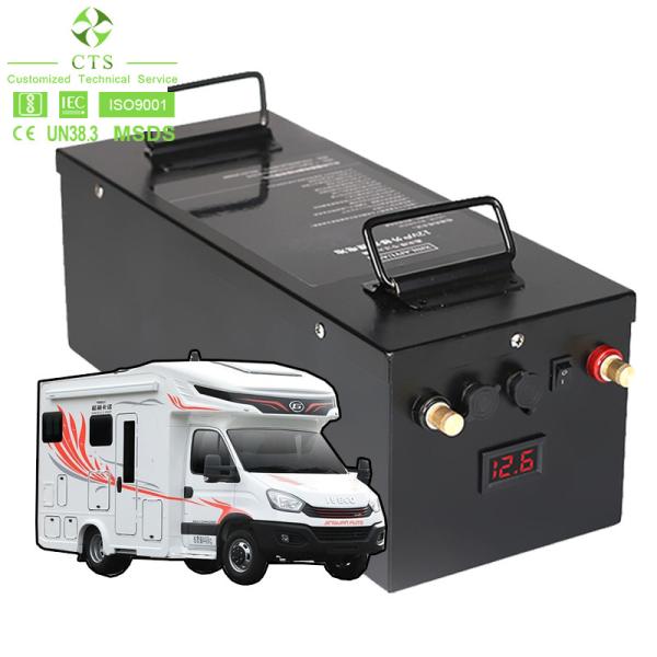 CTS OEM Battery Pack For RV Camping Truck AGV 200Ah/300Ah/4kWh 24V/48V IP67