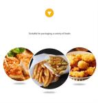 Eco Friendly Pizza Dough French Fries Boxes Take Away Food Packaging ODM