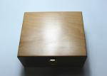Lacquered Unfinished Wood Gift Packaging Boxes , Watch Display Wooden Box With