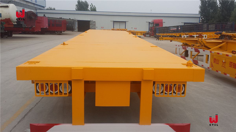 flat bed semi trailer