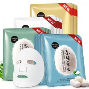 China Health Beauty Face Mask Sachet Sealed Bags Mylar Aluminum Foil Spout Pouch Custom Print on sale