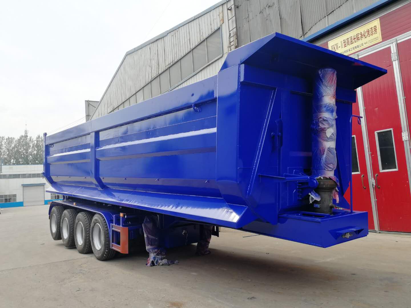 U Shape Tipper Cargo Truck Trailer The Best Way to Transport Sand Stone or Bulk Cargo