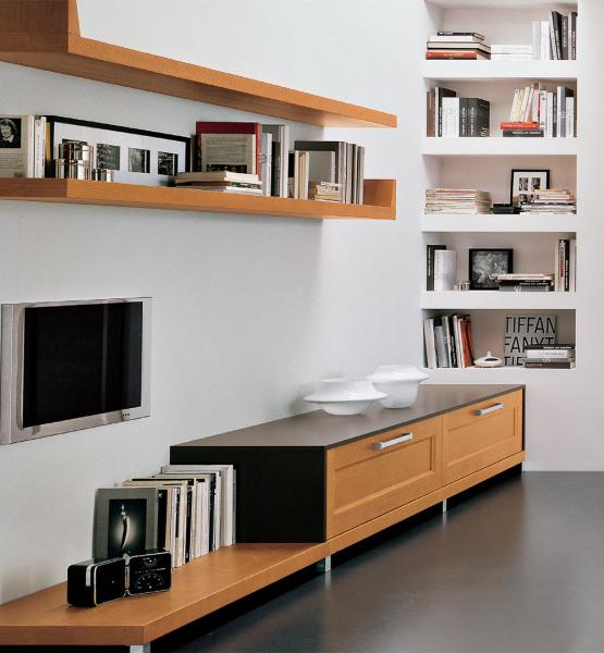 Modern TV cabinets，Floating shelf ，Wall hanging TV Stand，Wooden TV storage from