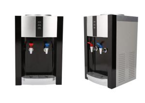 Wholesale Bottled Desktop Water Dispenser Hot and Cold WaterDispenser Silver Black Color ABS Plastics Housing from china suppliers