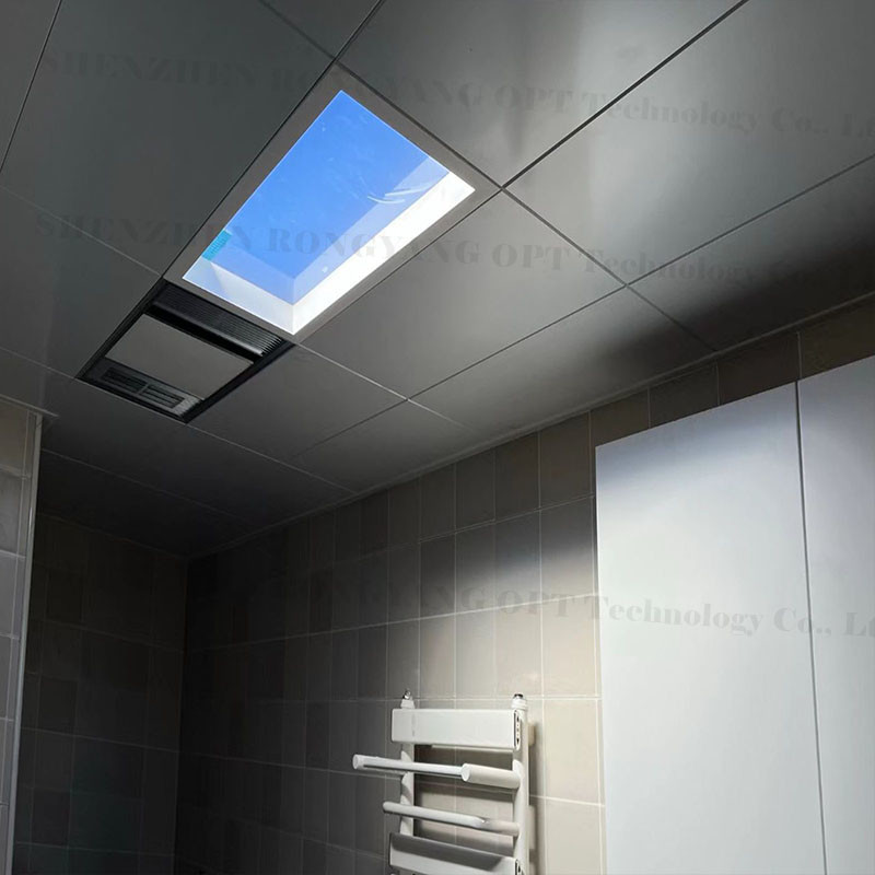 No Flicker 200W Artificial LED Skylight Mounted CCT Color Changing