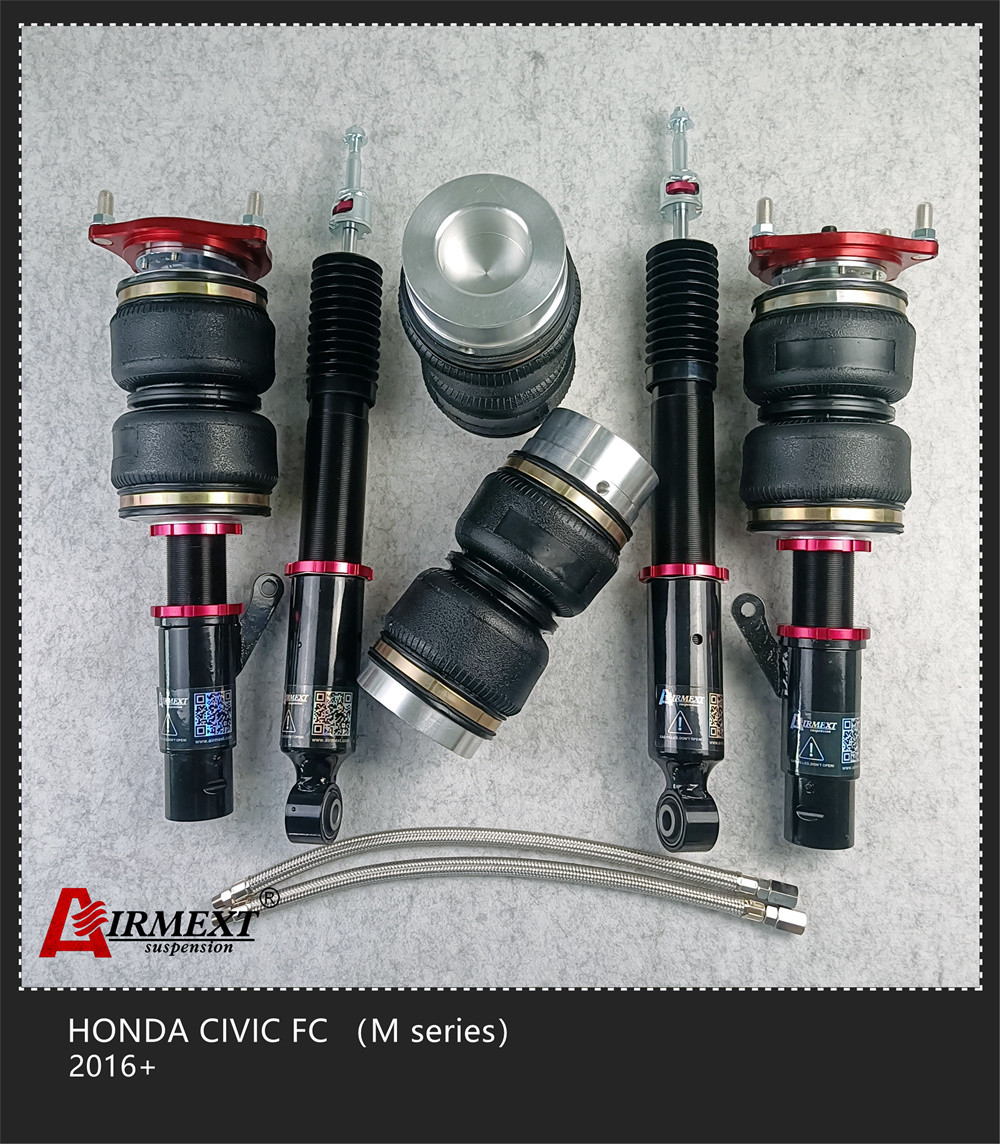 Standard Air Spring Suspension Kits For Honda Civic FC With Camber Plate 2016+