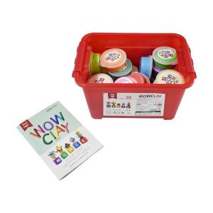 Wholesale Children 24 Colors Coloured Modelling Clay Large Package Ultralight Kids Gift Toy Set from china suppliers