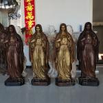 Bronze Virgin Mary Statue Sculpture Life Size Catholic St Mary Metal Religious