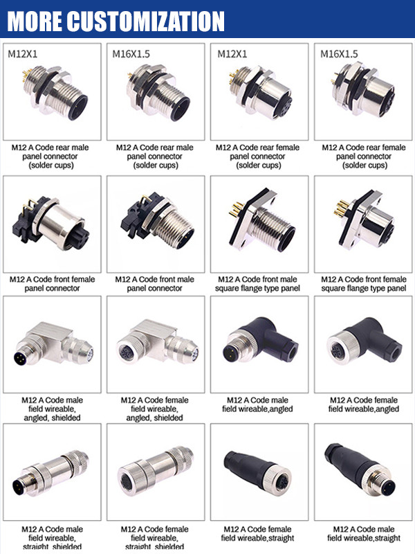 Push Pull Self Locking Industrial Circular Connectors LEB Series FGG.1B 7Pin Male Aviation Plug