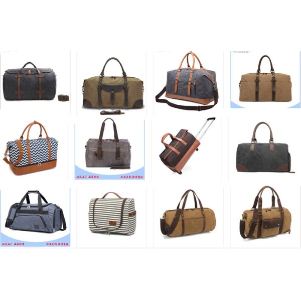 Canvas Outdoor Duffle Bag Height 40cm Oversized Unisex Weekender Bag