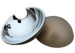 Energy Saving Glass Reflector , Round High Bay Light Reflector For Searchlights