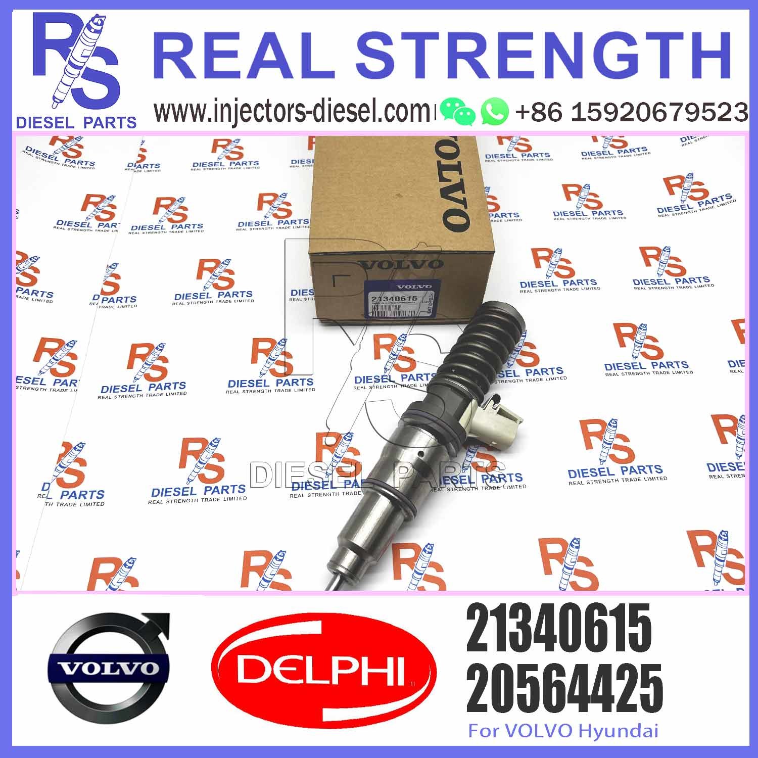 Diesel Fuel Injector 21371676 BEBE4D25002 BEBE4D25102 21340615 85003267 21340615 E3.18 for V-O-L-V MD13 EURO 5 MED POWER