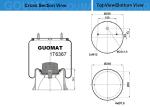 WABCO 951 811 710 0 Firestone Ride-Rite Air Helper Spring 1T17BS-6 W01 M58 6367