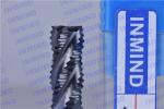 AlTiN Coating Carbide Roughing End Mills 4 Flute 25 mm Cuttting Length