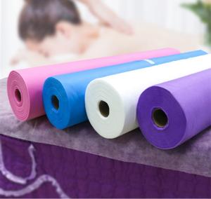 Wholesale Disposable Massage Table Cover Paper Sheet Pp Non Woven Waterproof Disposable Bed Sheet Rolls For Salon Beauty Spa from china suppliers