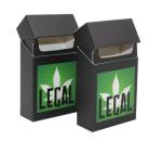 C2S Paper PMS Cigarette Packaging Box Preroll Flip Open Color Printing 128gsm