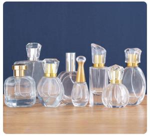 Wholesale Glass Transparent Perfume Spray Bottle 50ml Material Sub Bottling from china suppliers