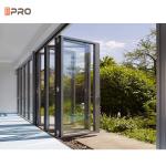 Exterior Bi Folding Glass Door Aluminium Folding Doors Saves Space